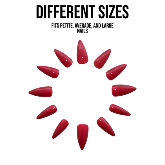 Sweet Alert | Long Stiletto Pink Press-on Nail | Pink |Gloss - Flower Plum -  - Sweet Alert | Long Stiletto Pink Press-on Nail | Pink |Gloss - Flower Plum -  - #original_alt_text#