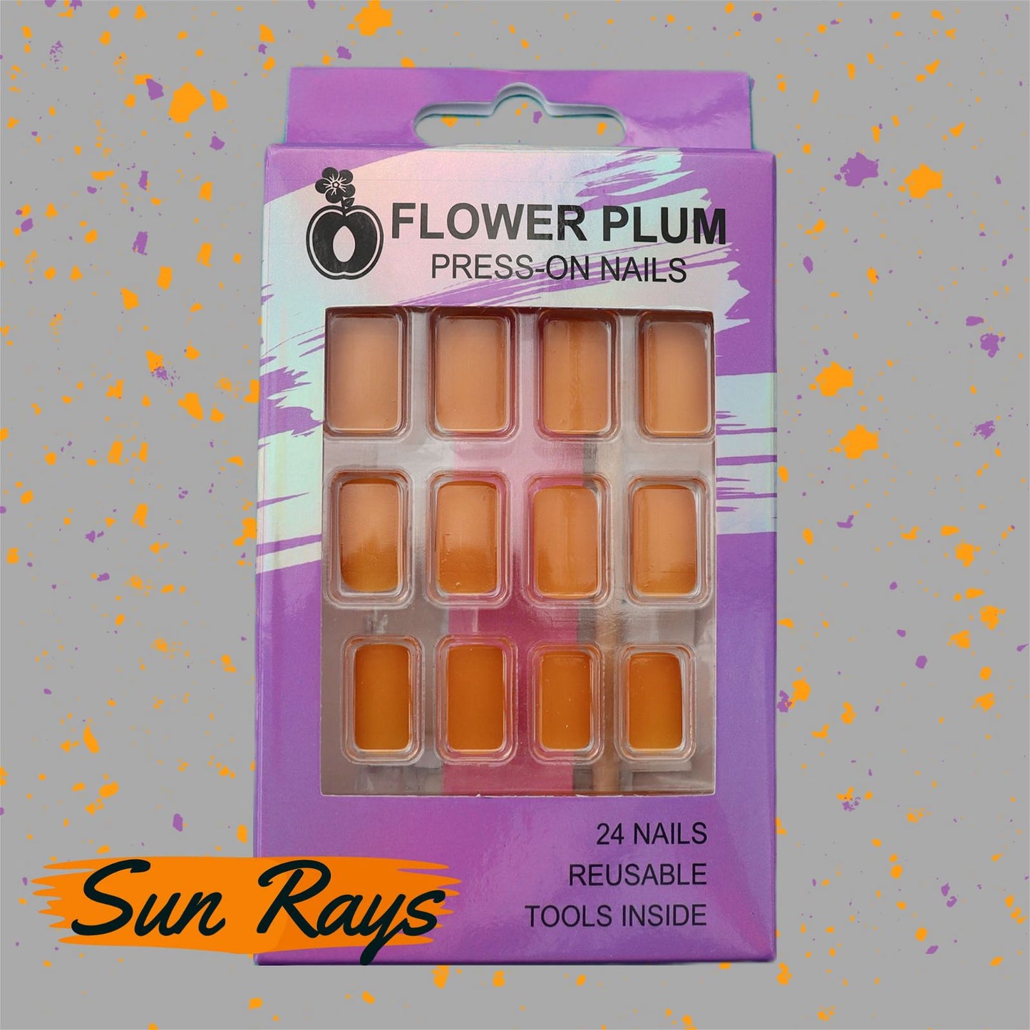 Sun Rays | Short Mustard Yellow Square Press-on Nail | Solid | Yellow | matte - Flower Plum -  - Sun Rays | Short Mustard Yellow Square Press-on Nail | Solid | Yellow | matte - Flower Plum -  - #original_alt_text#  